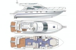 Flybridge Atlantique 40 schemi