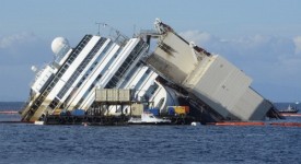 costa concordia foto raddrizzamento